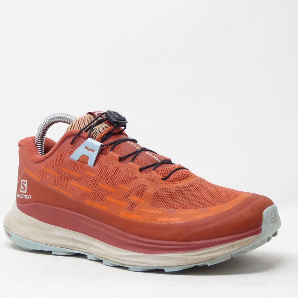 Salomon Ultra Glide Trail Running Shoes Snekaers Orange Hiking Athletic Womens 8